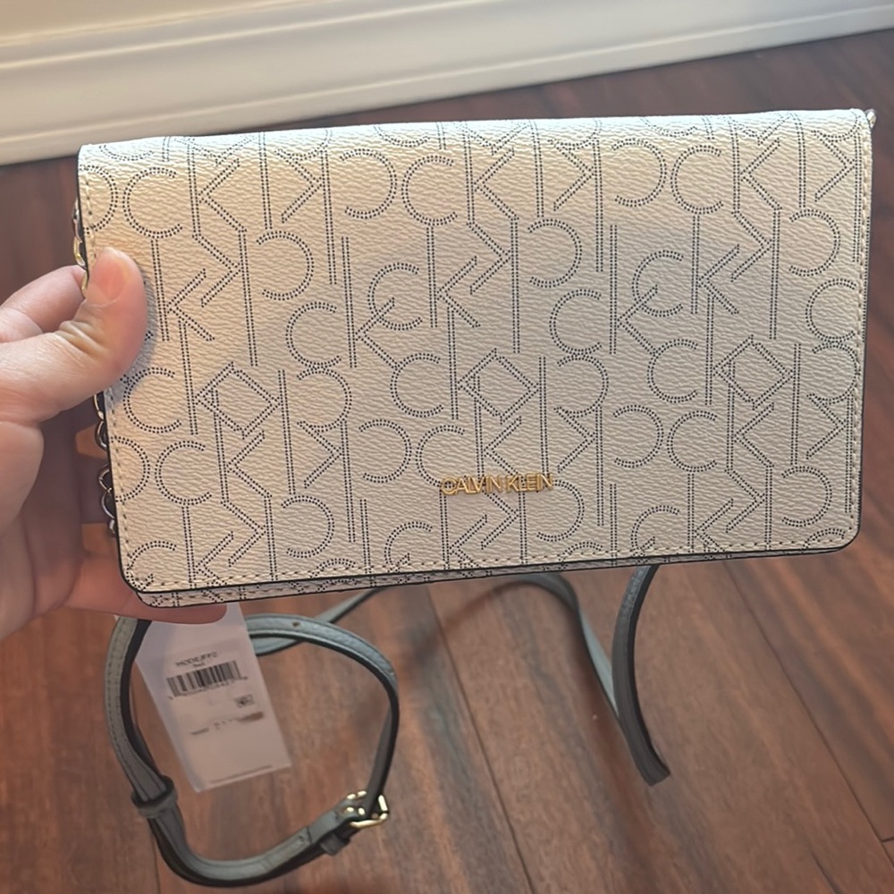 Calvin Klein White Crossbody Bag